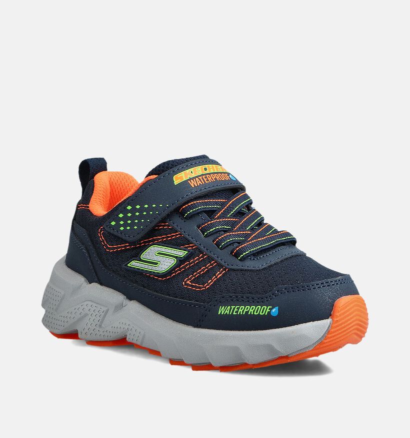 Skechers Elite Sport Tread Aquavek Donkerblauwe Sneakers voor jongens (366432)