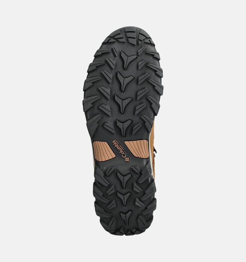 Columbia Newton Ridge Plus II Waterproof Cognac Wandelschoenen voor heren (359518) - geschikt voor steunzolen