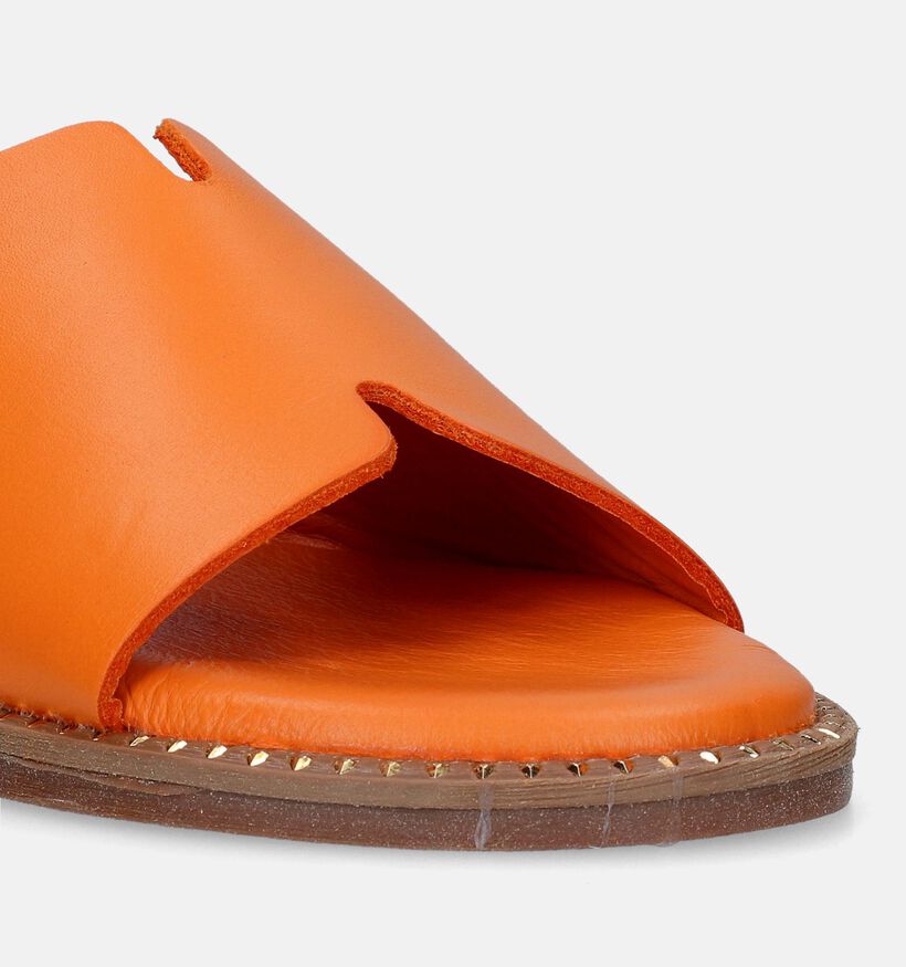 Tamaris Oranje Platte slippers voor dames (335494)