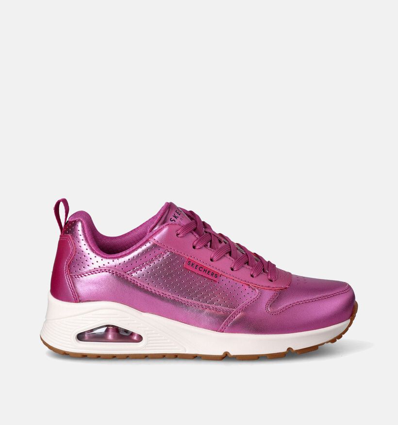 Skechers Uno Metallixs Fuchsia Sneakers voor dames (352261)