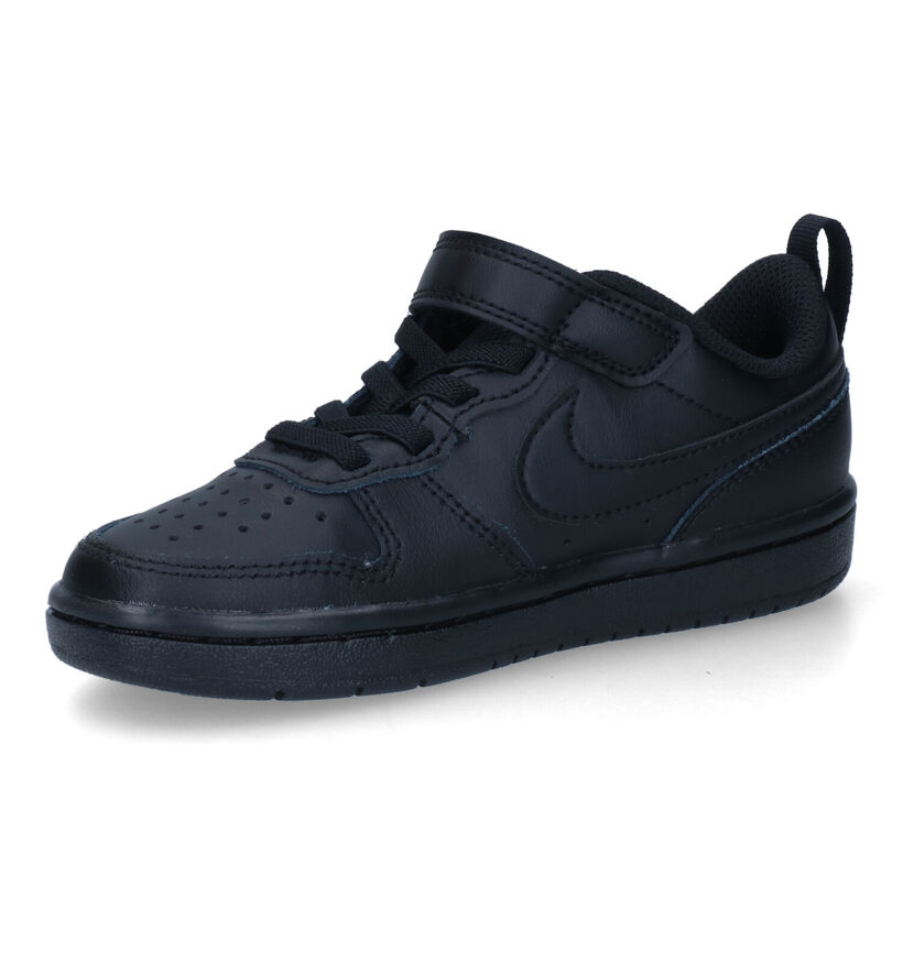 Nike Court Borough Baskets en Noir pour garçons (302143)