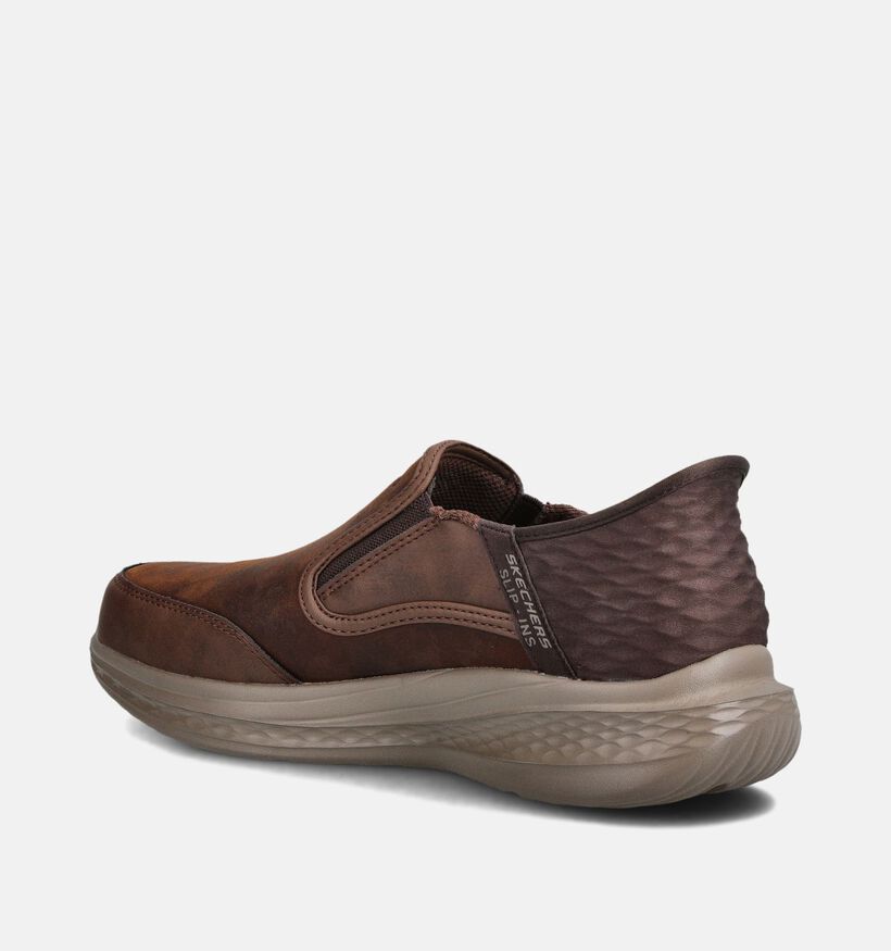 Skechers Slip-ins Slade Chaussures à enfiler en Marron pour hommes (359767) - pour semelles orthopédiques