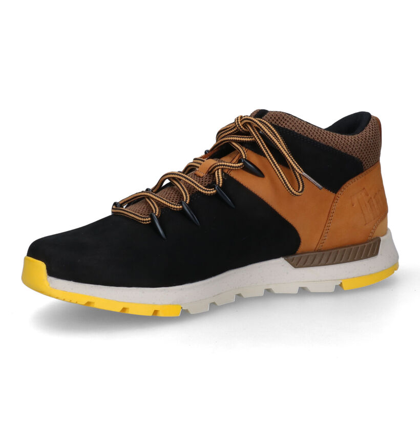 Timberland Sprint Trekker Mid Zwarte Bottines voor heren (344956) - geschikt voor steunzolen