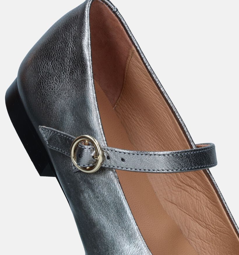KMB Zilveren Ballerina's Met bandje voor dames (349212)