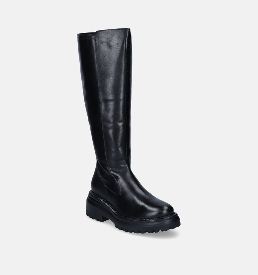 Hosis Print Bottes hautes en Noir pour femmes (343658)