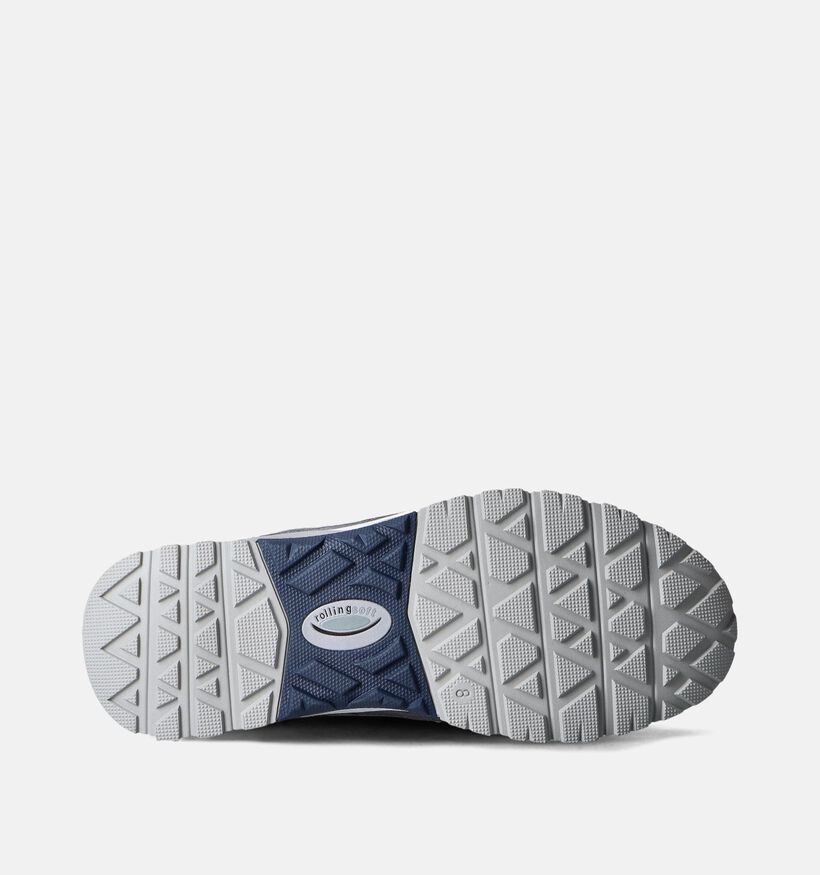 Pius Gabor Grijze Veterschoenen voor heren (354902) - geschikt voor steunzolen