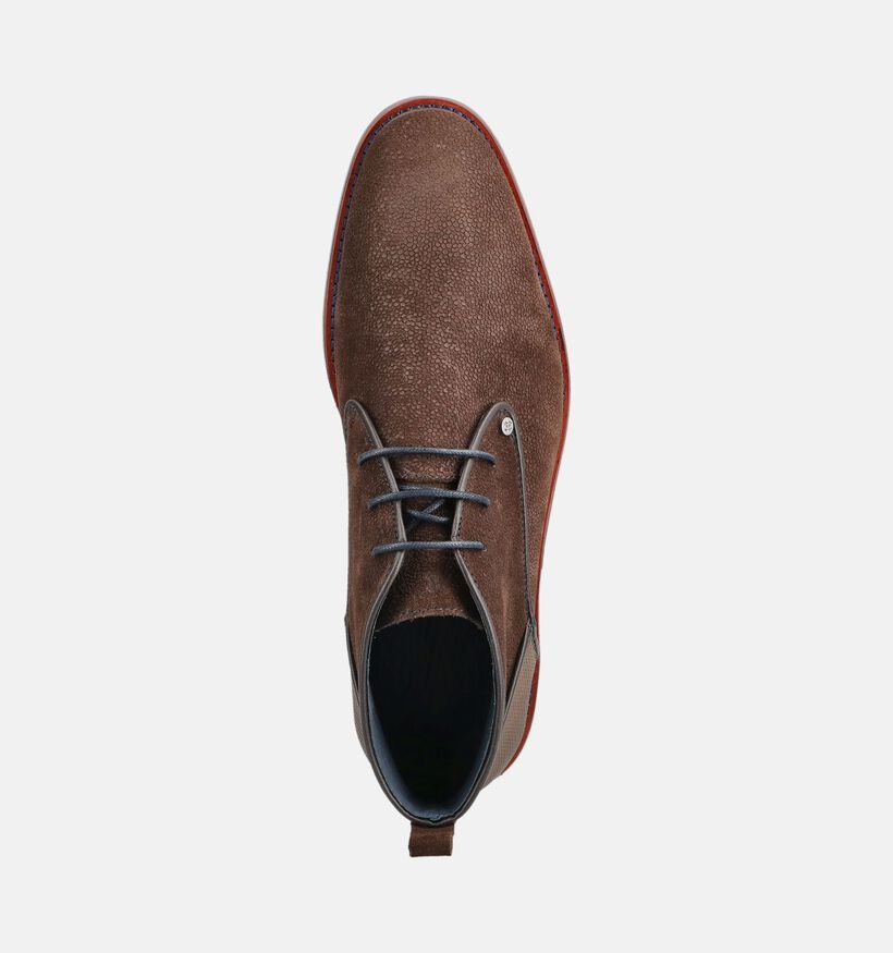 Berkelmans Dakar Chaussures classiques en Marron pour hommes (379051) - pour semelles orthop&eacute;diques