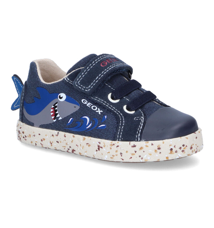 Geox Kilwi Blauwe Sneakers in nubuck (311031)