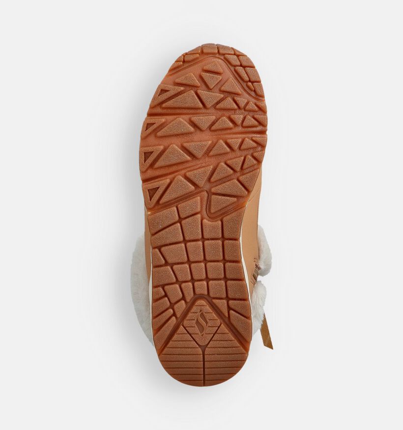 Skechers Uno Gen1 Cognac Hoge Sneakers voor jongens, meisjes (361096)
