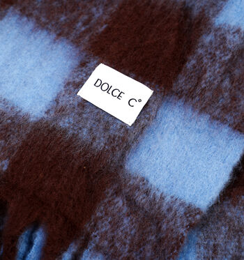 Dolce C. Sjaals Oranje/Blauw/Roze/Groen