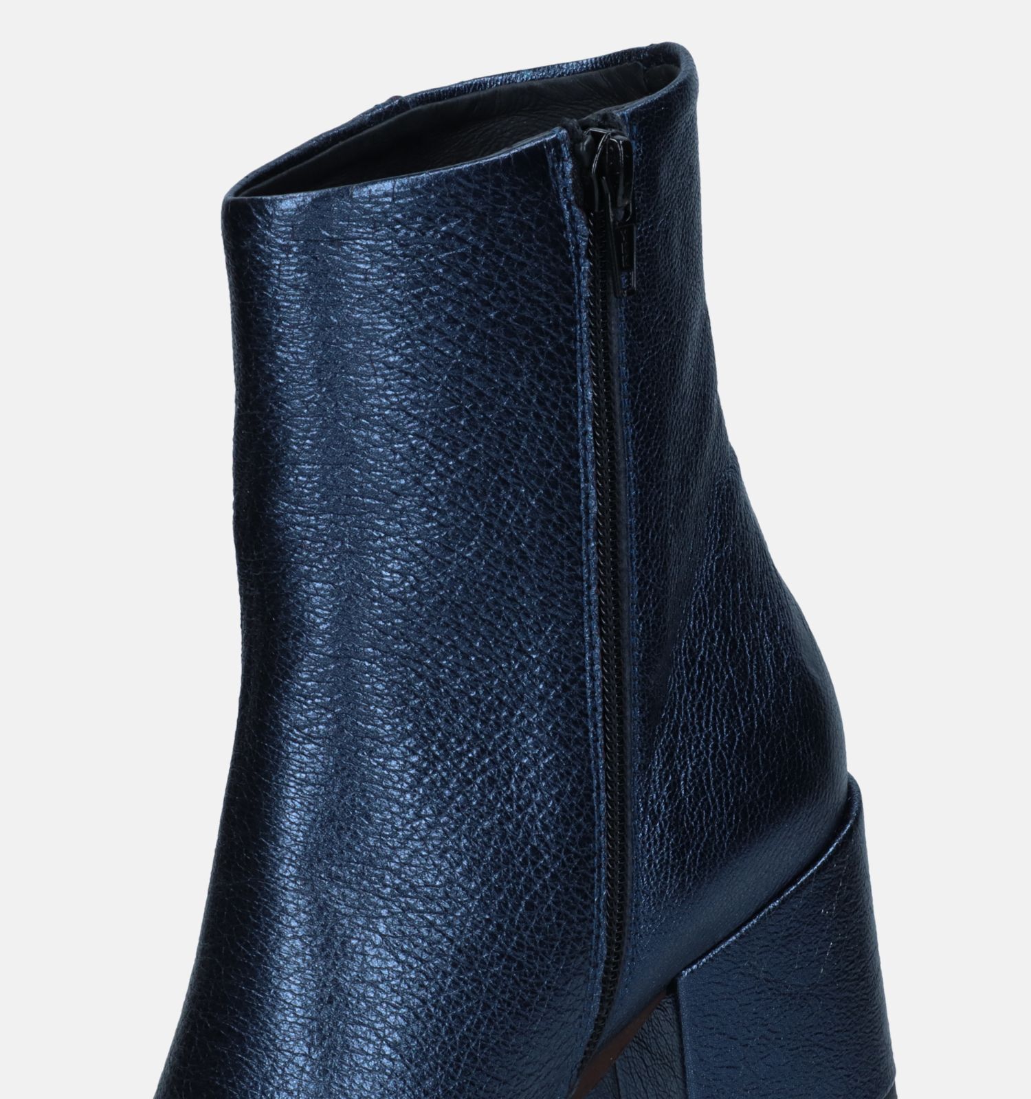 Signatur Blauwe Enkellaarsjes met hak Dames Enkellaarsjes Online op TORFS.BE