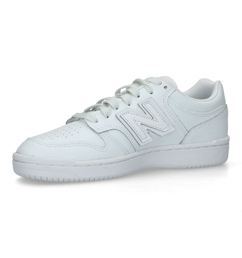 New Balance BB 480 Baskets en Blanc pour femmes (334616) - pour semelles orthopédiques