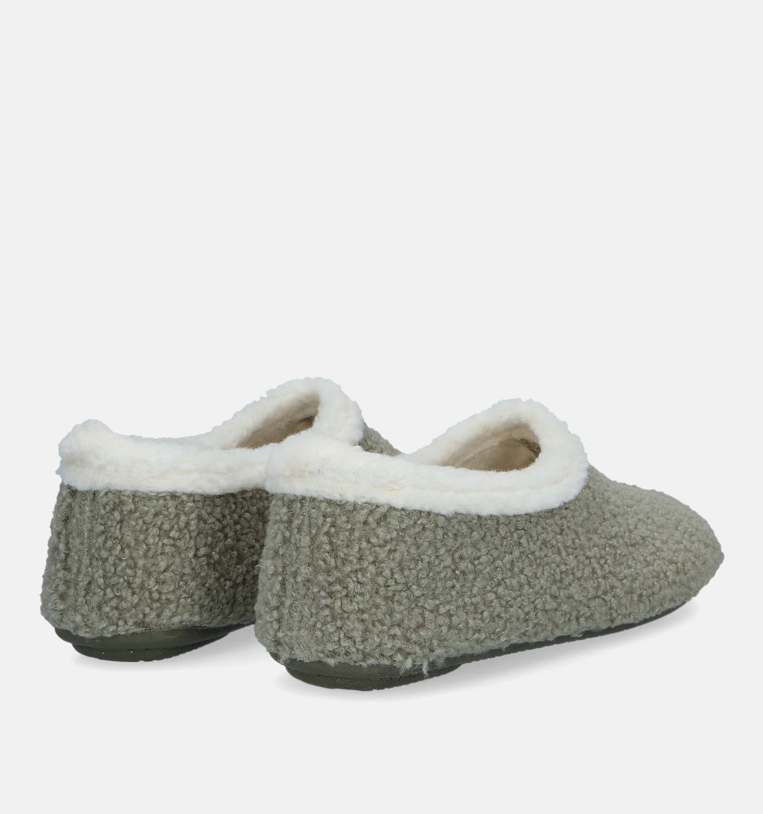 Torfs Home Kaki Teddy Pantoffels Dames Pantoffels Online op TORFS.BE
