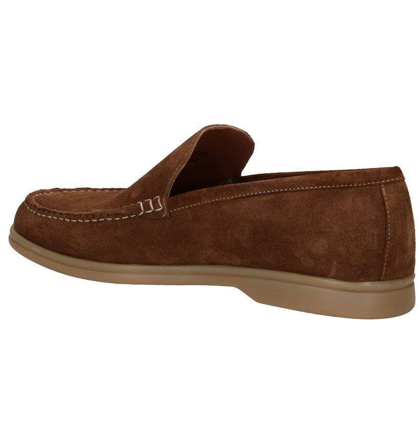 Ambiorix Elton Mocassins en Cognac en daim (291018)