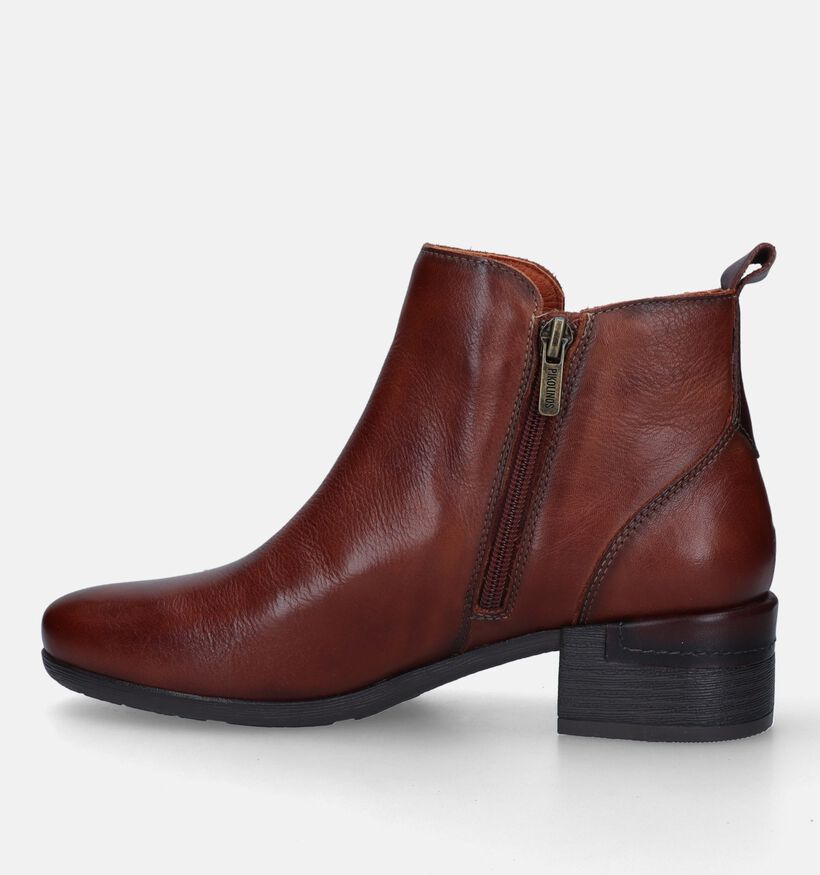 Pikolinos Malaga Cognac Enkellaarzen voor dames (346183)