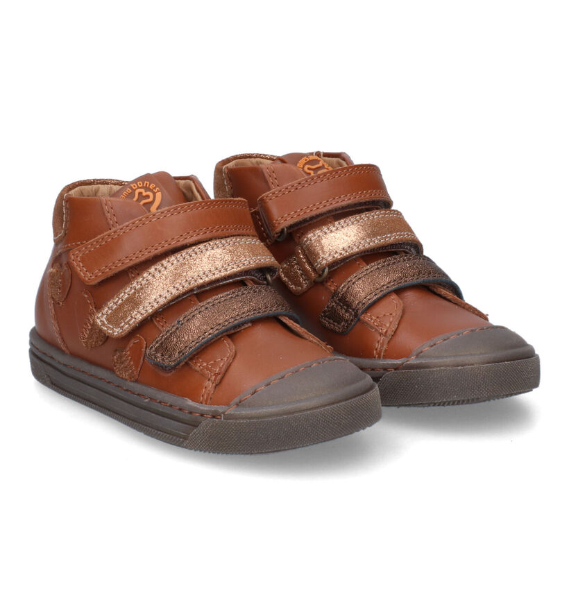 STONES and BONES Melan Bottines en Cognac pour filles (314578)