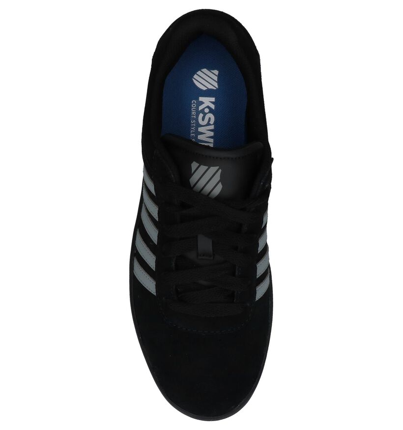 K-Swiss Court Baskets basses en Vert kaki en daim (225481)