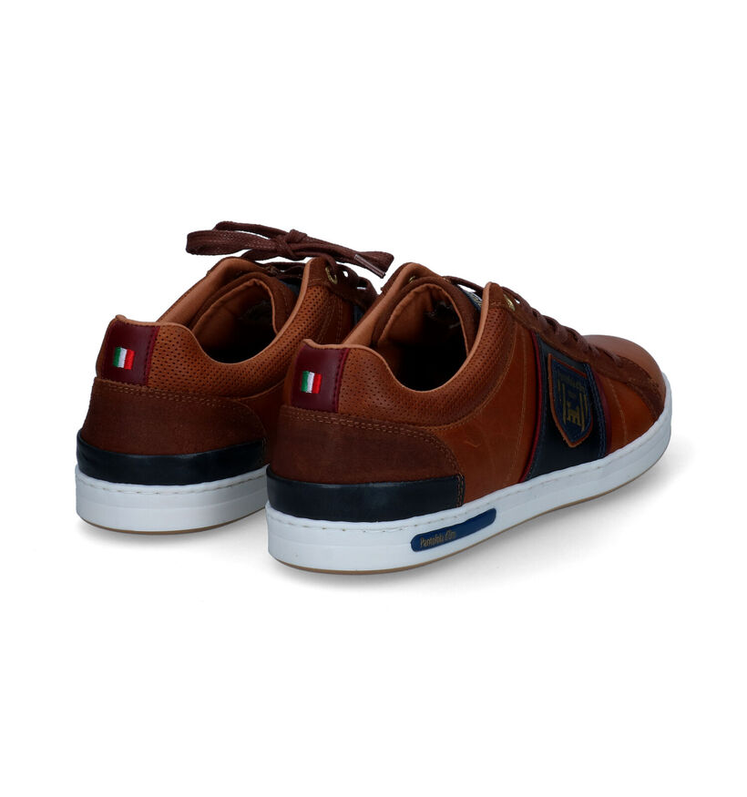 Pantofola d'Oro Torretta Chaussures à lacets en Cognac pour hommes (329977) - pour semelles orthopédiques