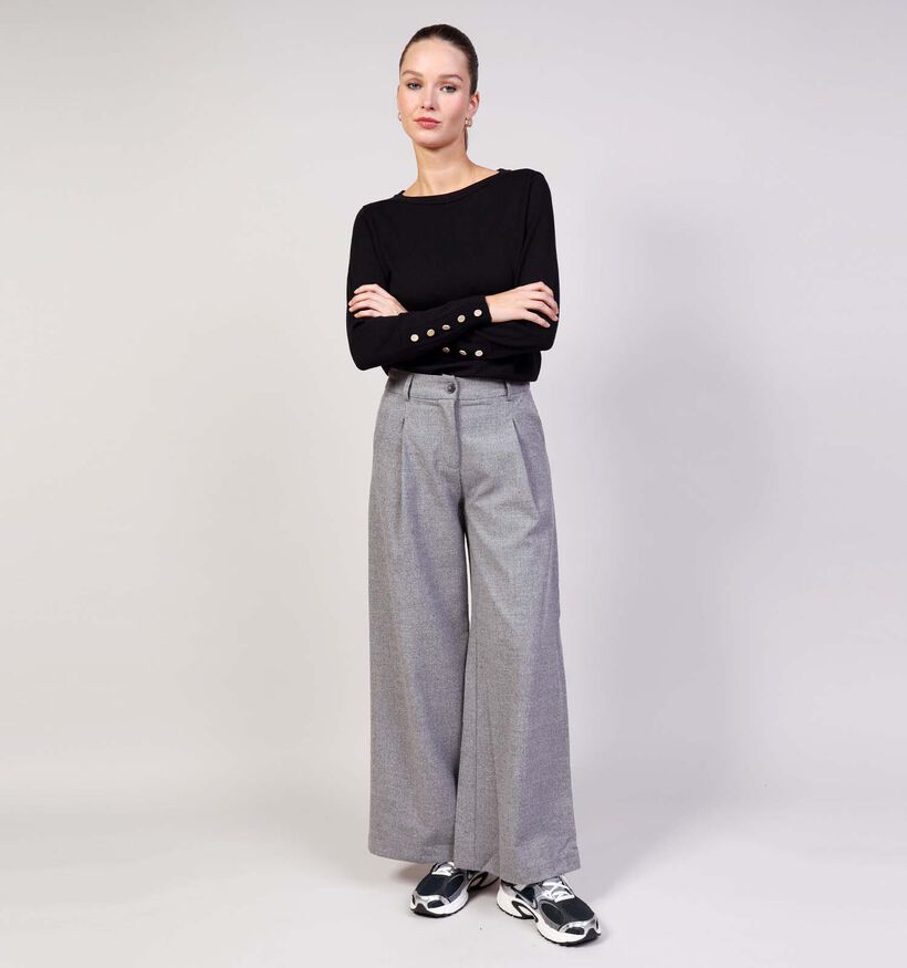 Rue Mazarine Wesley Grijze Geklede Broek voor dames (365493)