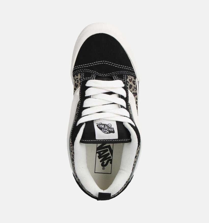Vans Knu Skool Baskets sportives en Noir/Leopard pour femmes (360208)