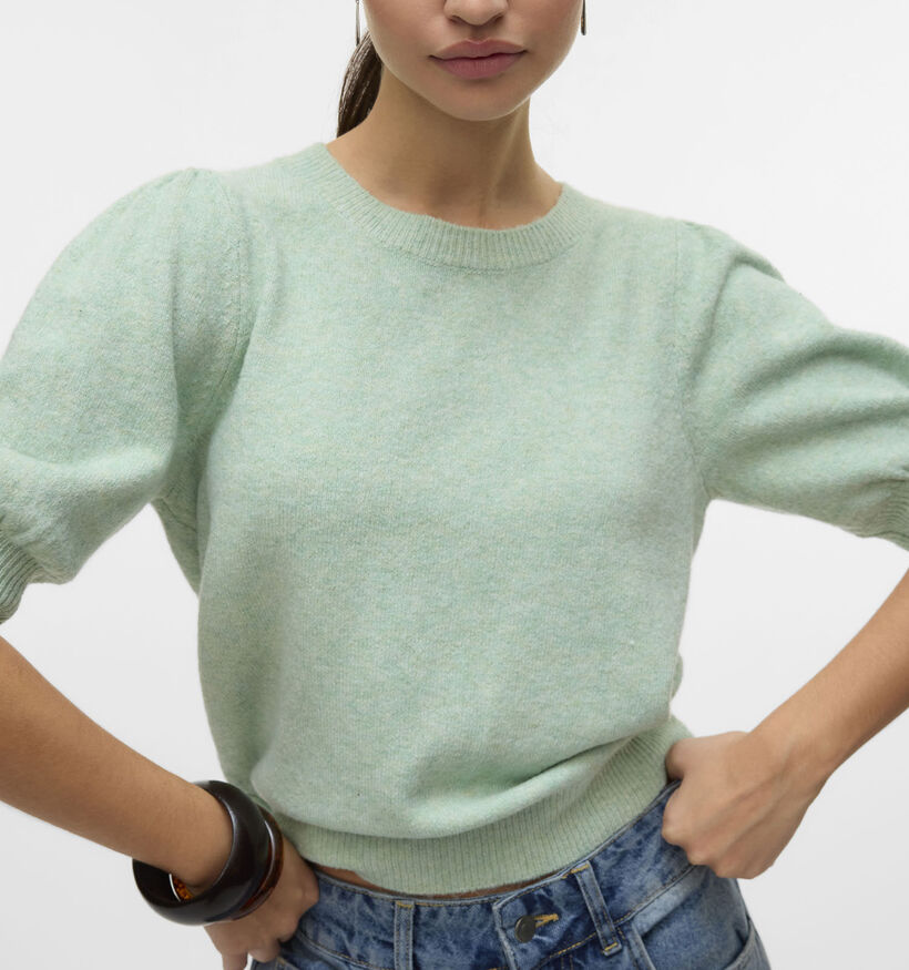 Vero Moda Doffy Groene Gebreide trui voor dames (352211)