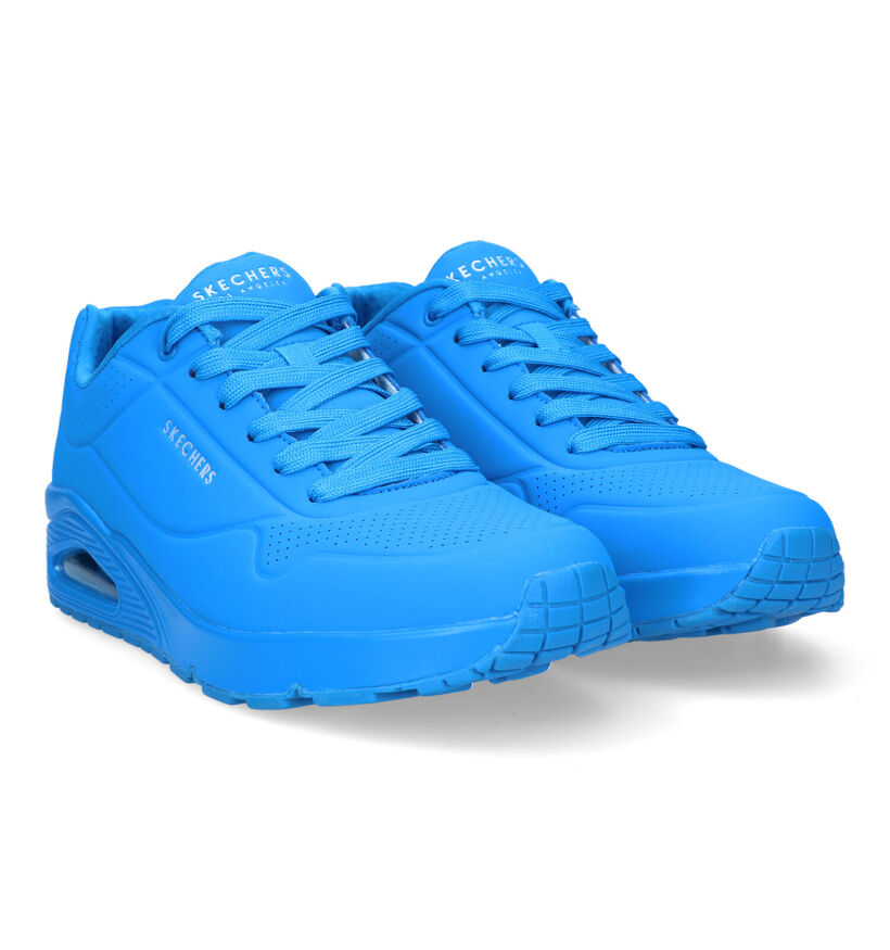 Skechers Uno Stand On Air Baskets en Noir pour hommes (350318) - pour semelles orthopédiques