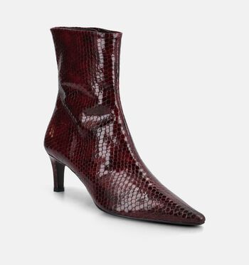 Zinda Bottines Bordeaux