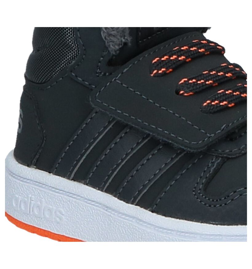 adidas Hoops Baskets en Noir en simili cuir (262060)