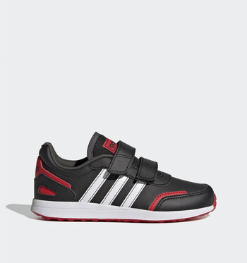adidas Cloudfoam Low Sneakers Core Black/Cloud White/Vivid Red
