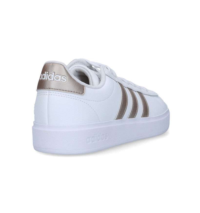 adidas Grand Court 2.0 Baskets sportives en Blanc pour femmes (356989) - pour semelles orthopédiques