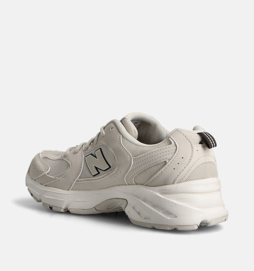 New Balance 530 Baskets en Beige pour filles, garçons (366642) - pour semelles orthopédiques