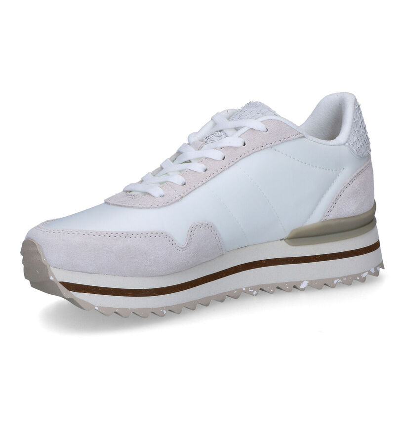 Woden Nora 3 Witte Sneakers voor dames (306958) - geschikt voor steunzolen