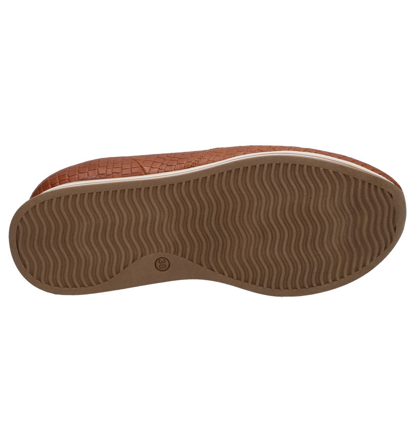 Softwaves Baskets casual en Jaune en cuir (261467)