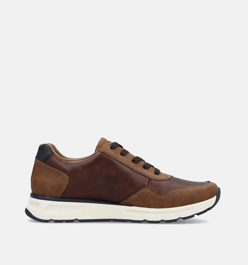 Rieker Chaussures à lacets en Cognac pour hommes (351302) - pour semelles orthopédiques