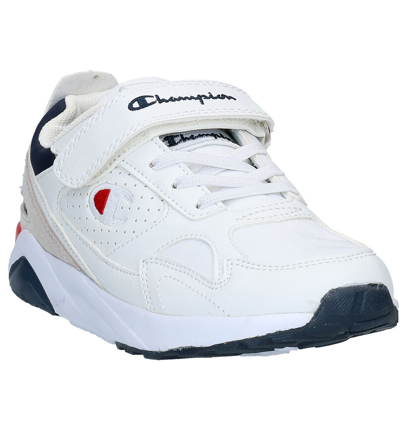 Champion Louisville Baskets en Blanc pour garçons (303073) - pour semelles orthopédiques