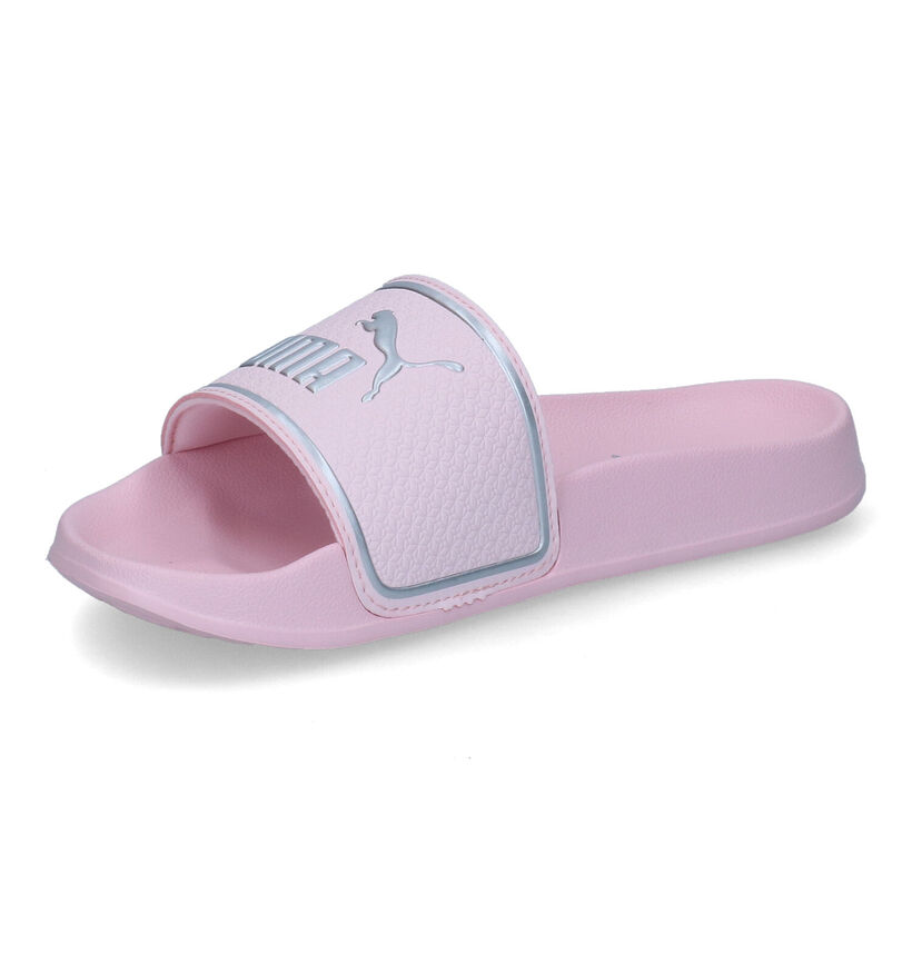 Puma Leadcat Claquettes de picine en Rose pour filles (318773)