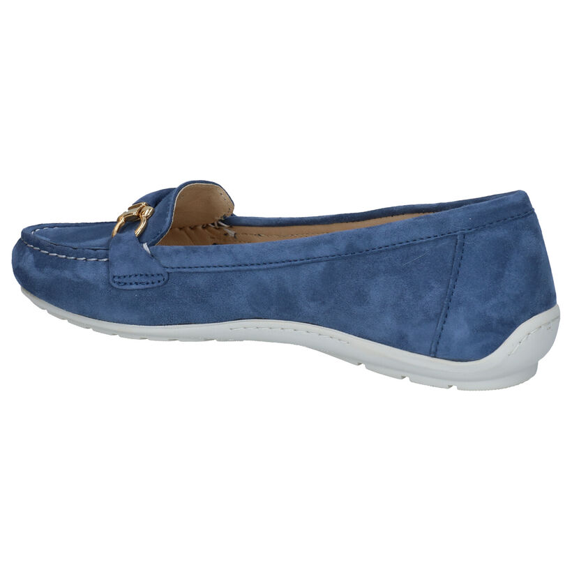 River Woods Mocassins en Bleu foncé en daim (289206)