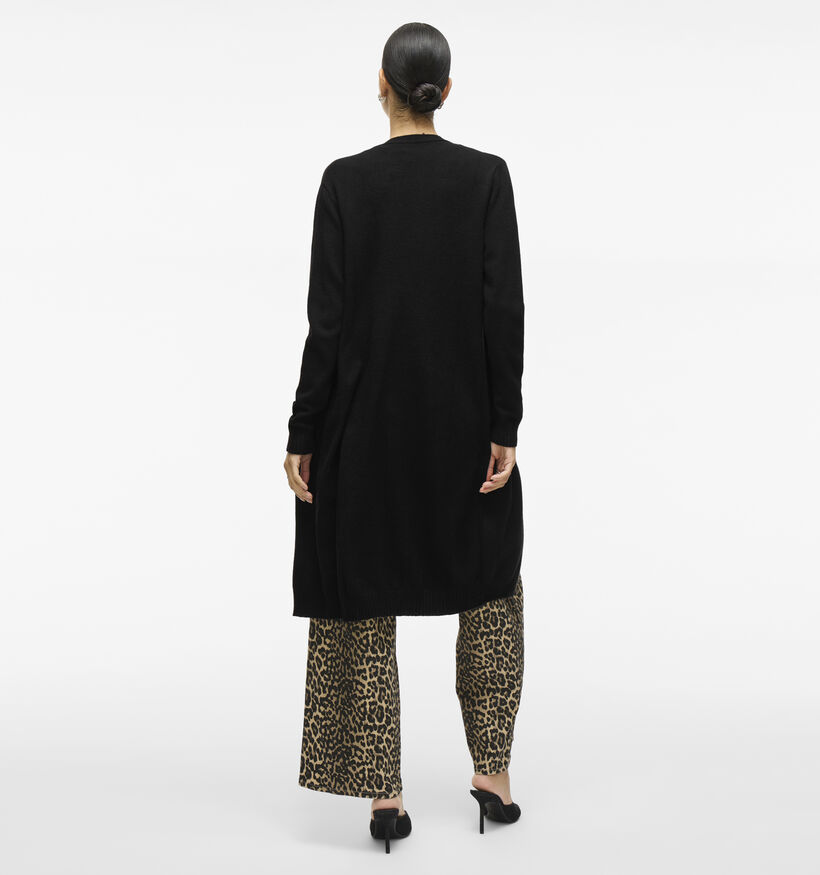 Vila Ril Long Knit Zwarte Cardigan voor dames (361311)