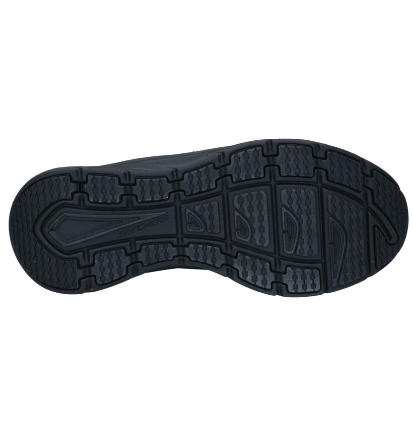 Skechers D'Lux Walker Baskets en Noir pour femmes (295685)