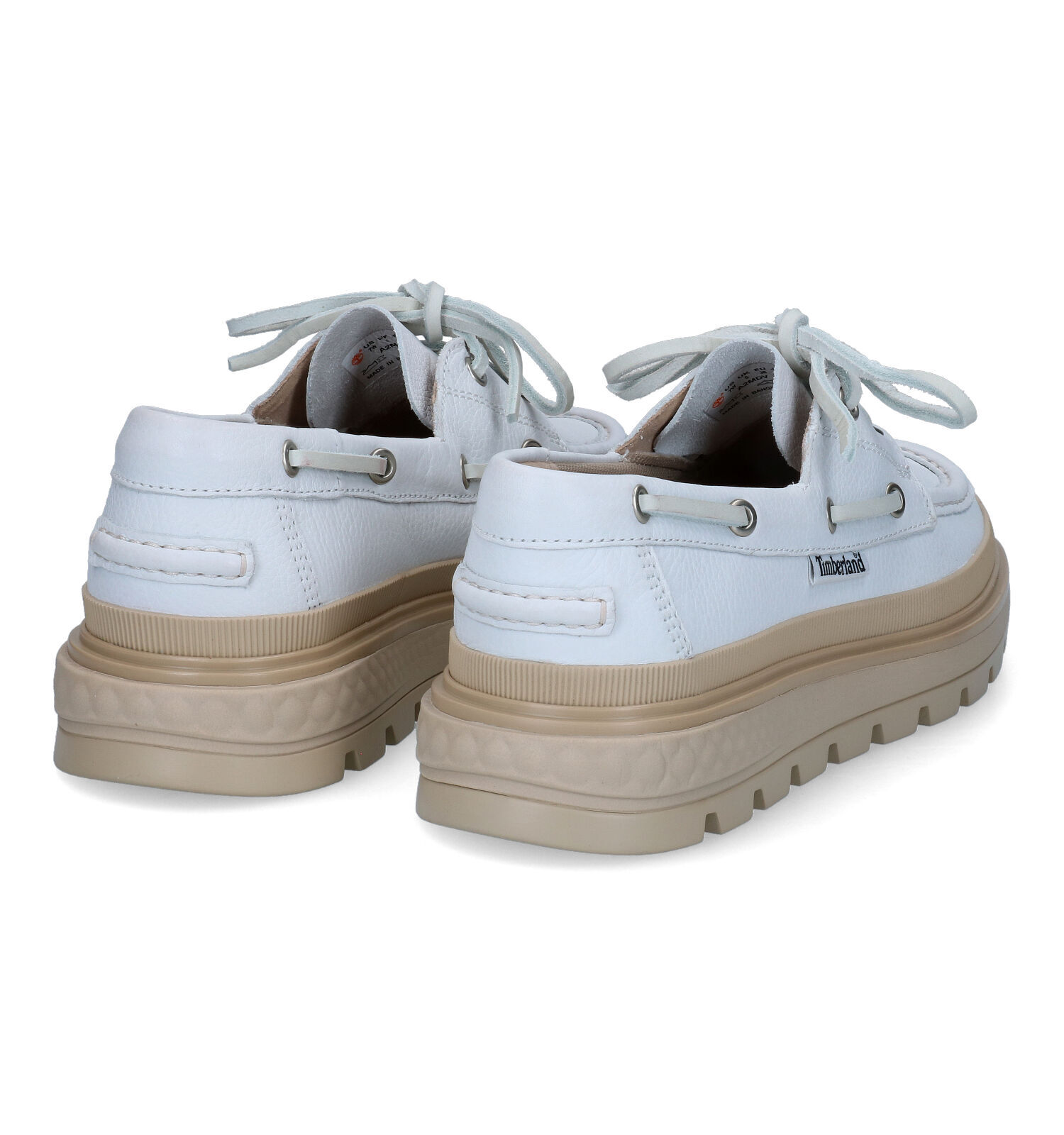 Timberland Ray City Boat Shoe Witte Bootschoenen Dames Lage