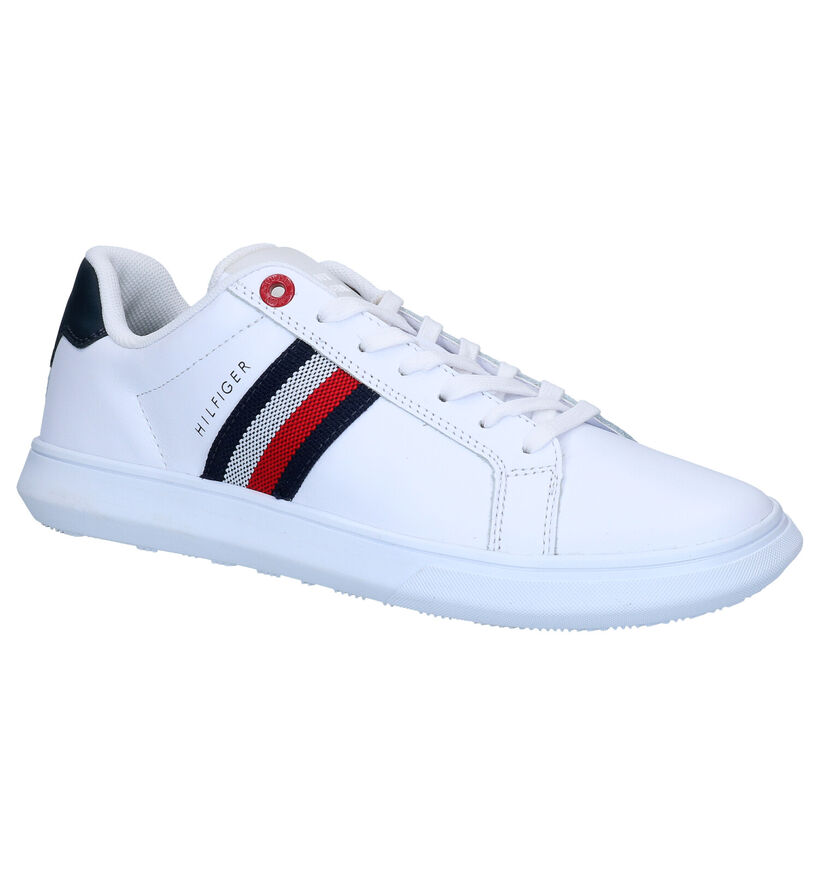 Tommy Hilfiger Essentiel Chaussures &agrave; lacets en Bleu en cuir (285318)