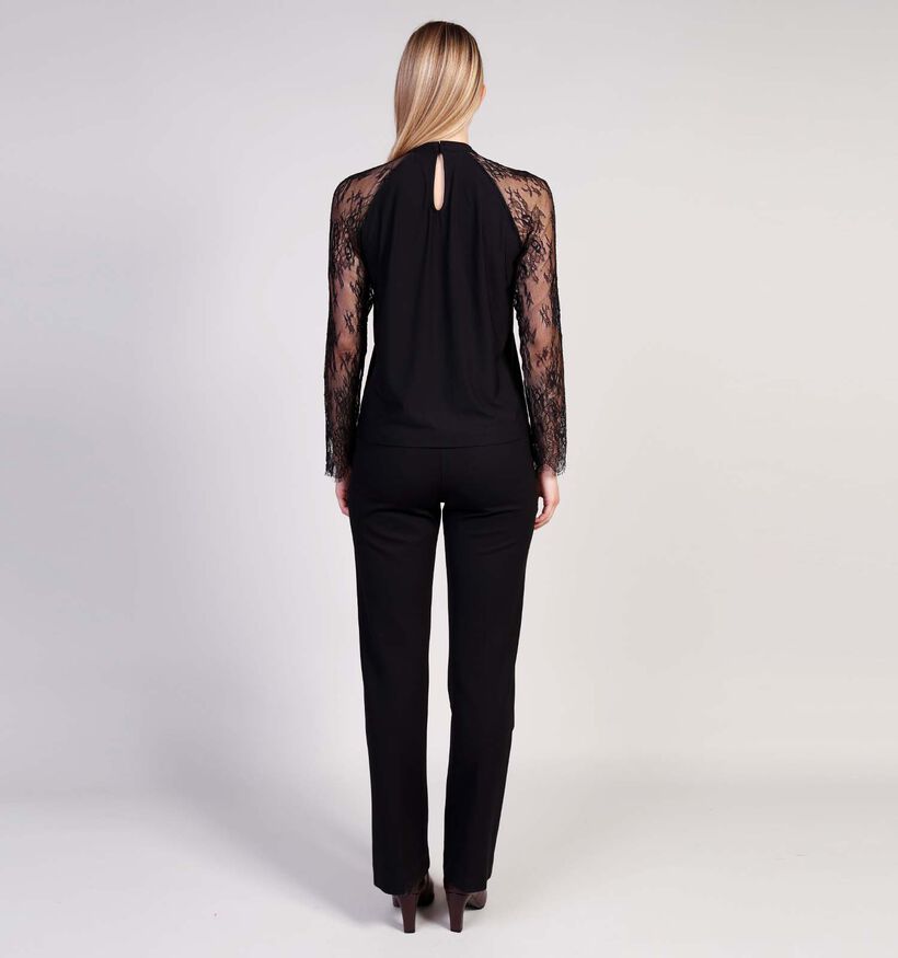 Vero Moda Milla Lace Blouse en Noir pour femmes (364506)