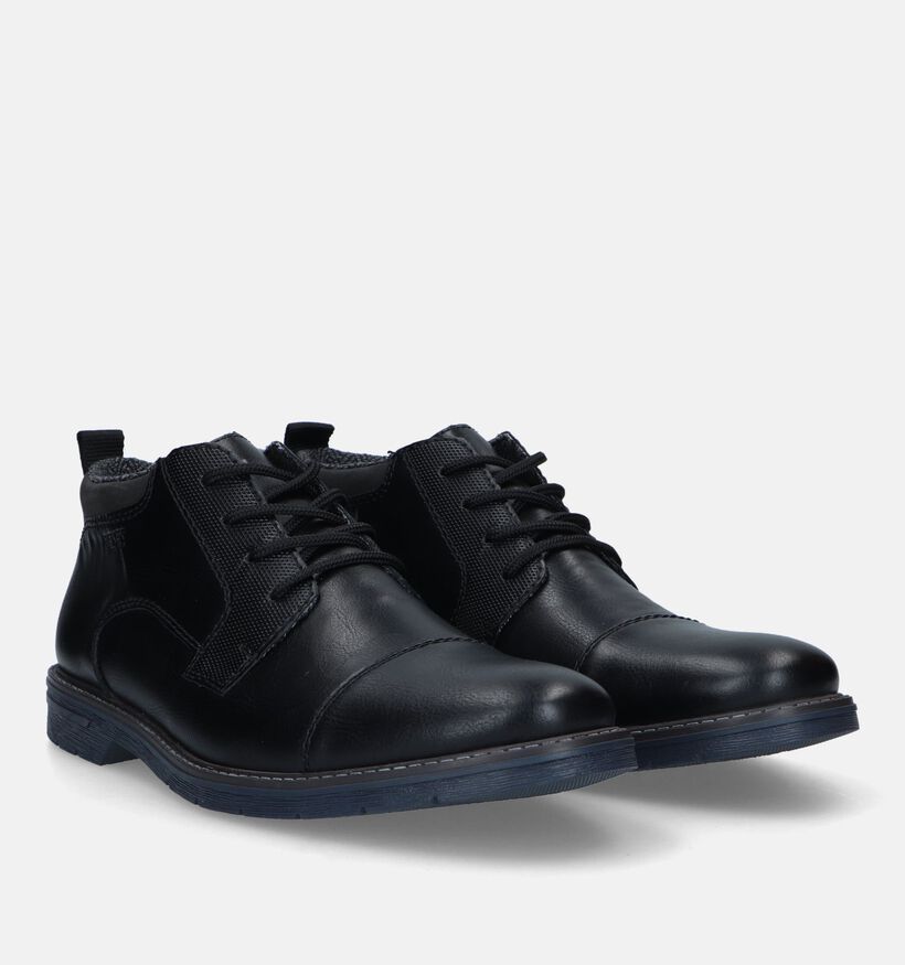 Rieker Chaussures hautes avec lacets en Noir pour hommes (331761)