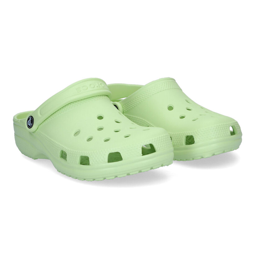 Crocs Classic Nu-pieds en Bleu pour femmes (306852)