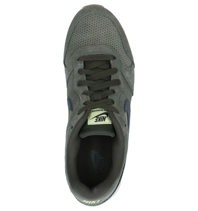 Nike MD Runner 2 Suede Baskets en Kaki en daim (261709)