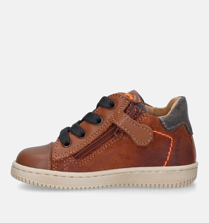 STONES and BONES Nepo Cognac Babyschoenen voor jongens (329444) - geschikt voor steunzolen