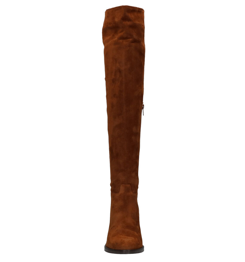 Red Rag Cognac Overknee Laarzen in daim (281816)