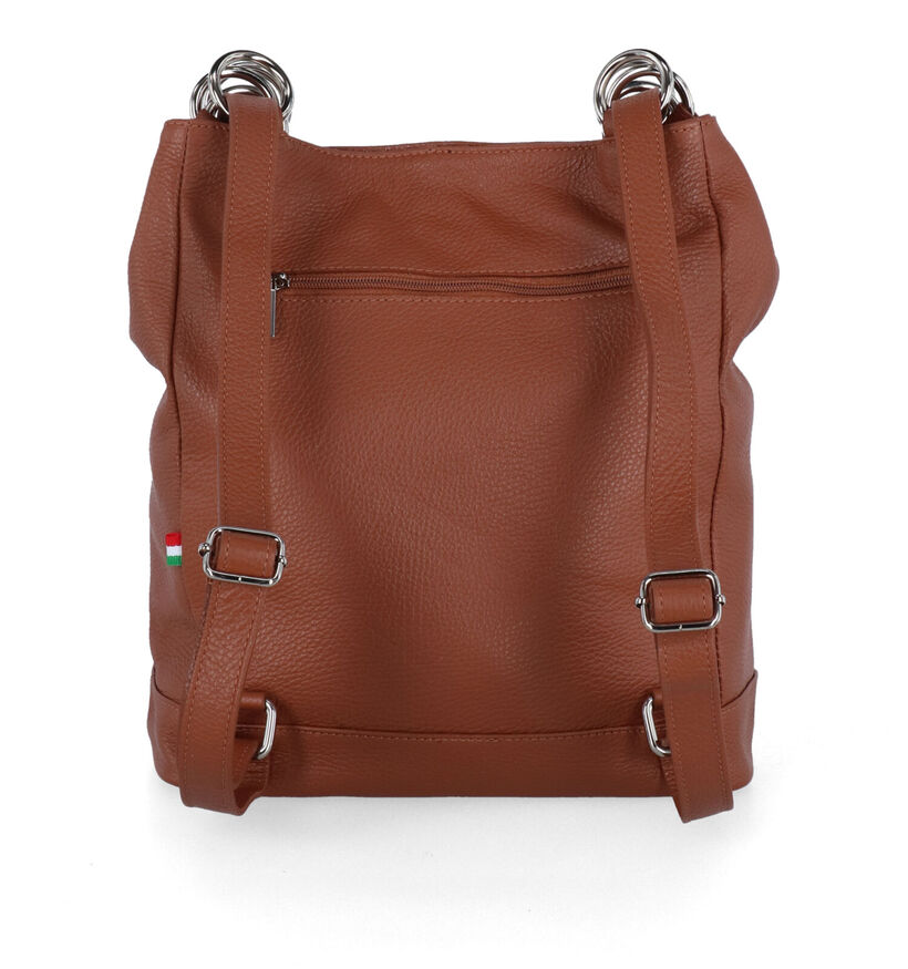 Time Mode Huz 24 Cognac Rugzak in leer (311020)
