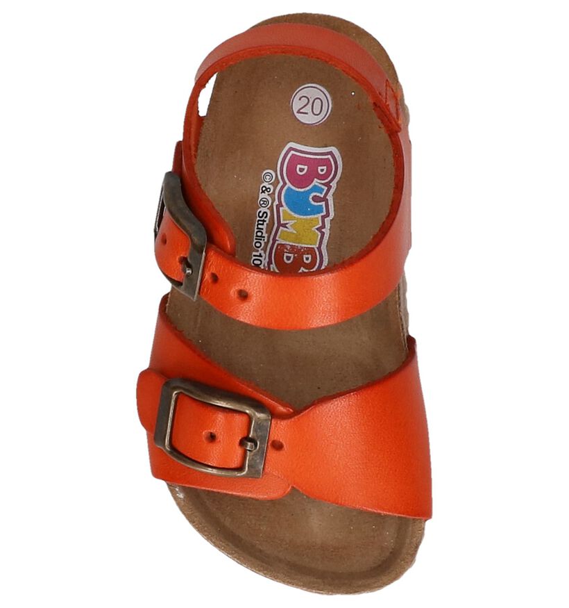 Bumba Beasy Sandales en Bleu en cuir (273235)