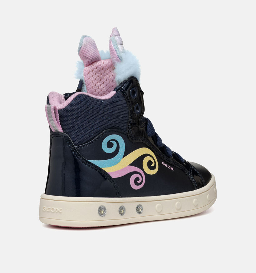 Geox Skylin Chaussures hautes en Bleu pour filles (344537) - pour semelles orthopédiques